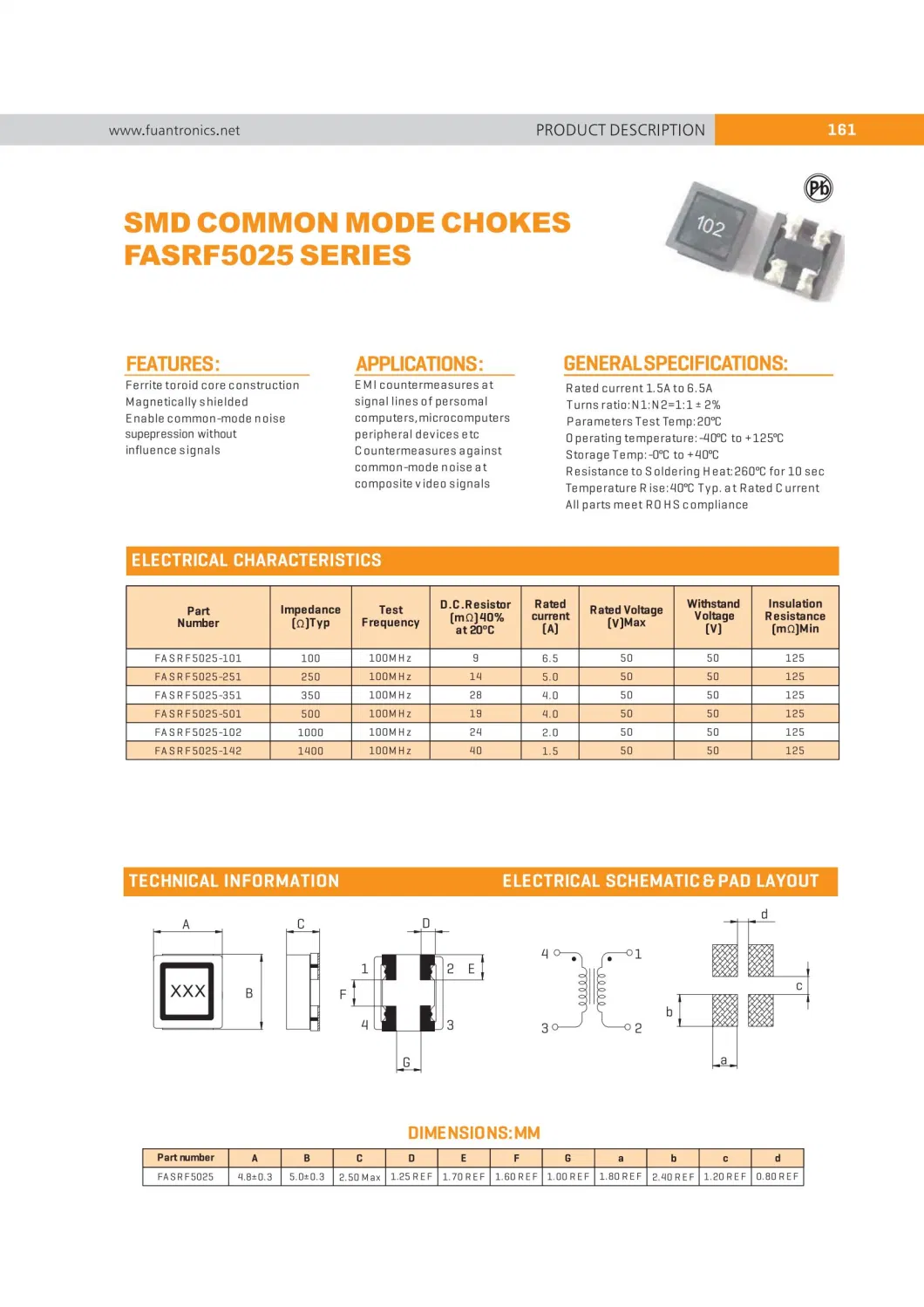 Industrial Control Use Inductor Common Mode Inductor Common Mode Choke