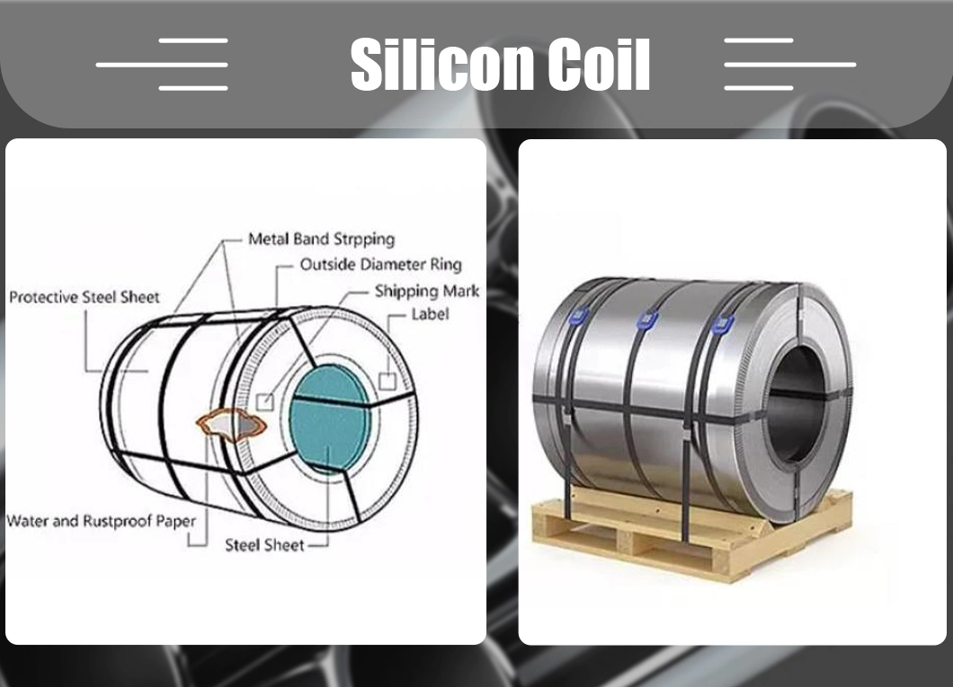 50W600 50W800 50W1300 Non Oriented and Grain Oriented Cold Rolled Magnetic Induction Electrical Silicon Steel Coil
