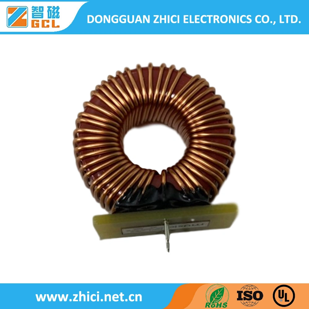 High Current Toroidal Flat Copper Wire DIP Power Choke Coil Inductor