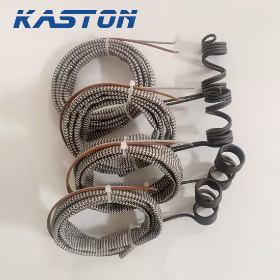 220V 2kw Electric Stainless Steel E Nail Spring Hot Runner Induction Heating Coil